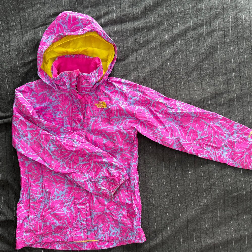 The North Face Hooded Rain Jacket / Parka Size M